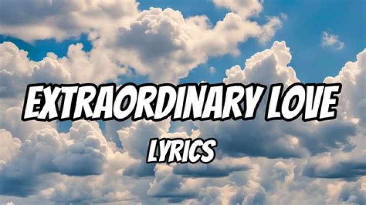 Extraordinary love allen stone lyrics
