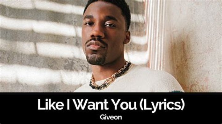 Figurative language in like i want you by giveon lyrics