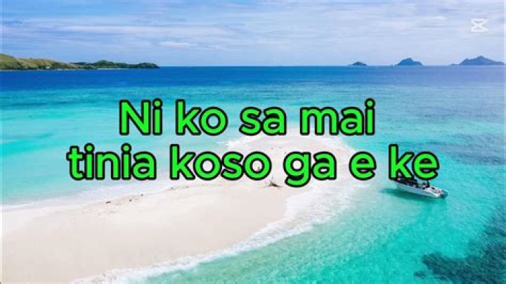 Fijian song era bini tu lyrics