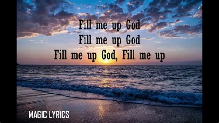 Fill me lord till i overflow by david g lyrics