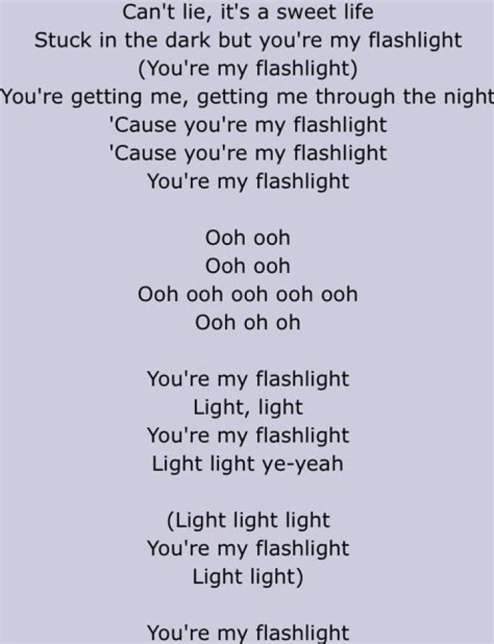 Flaslight lyrics
