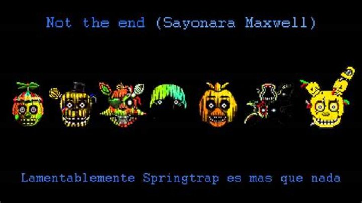 Fnaf not the end lyrics