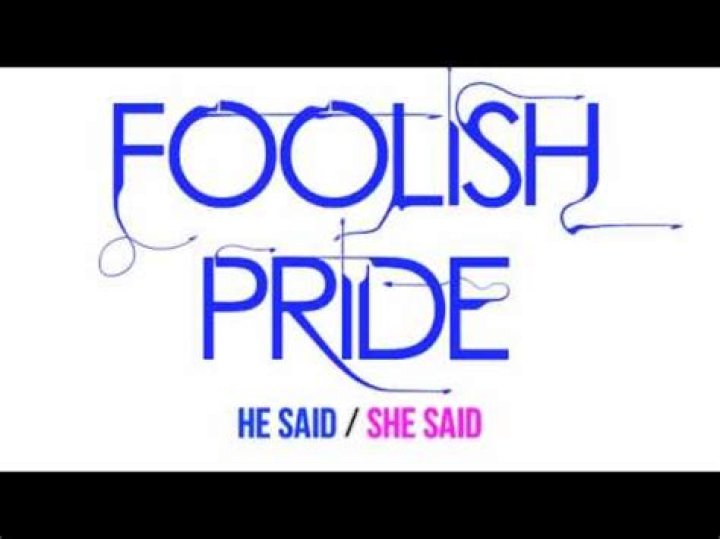 Foolish pride lyrics