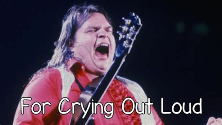 For crying out loud lyrics