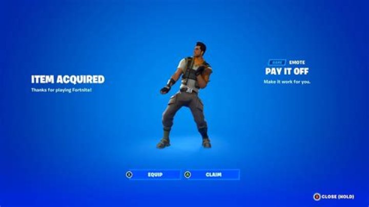 Fortnite pay it off emote lyrics