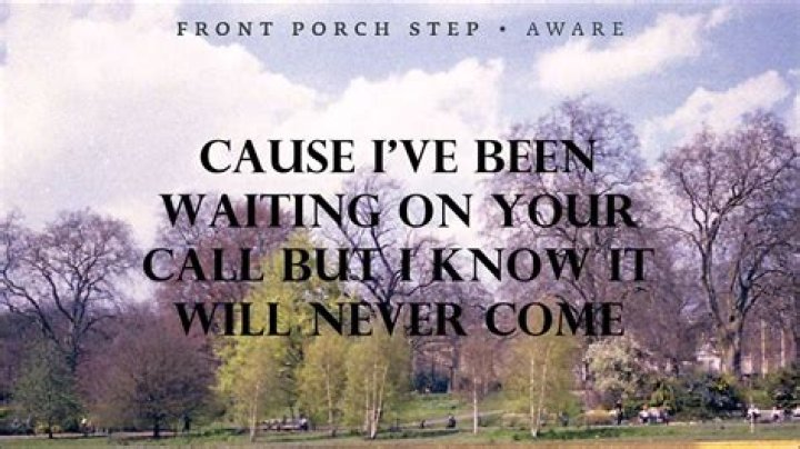 Front porch step lyrics