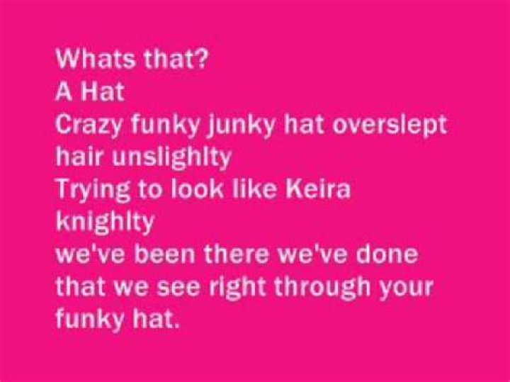 Funky hat song lyrics