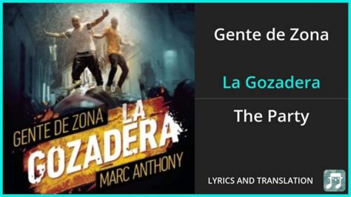 Gente de Zona La Gozadera Lyrics English Translation