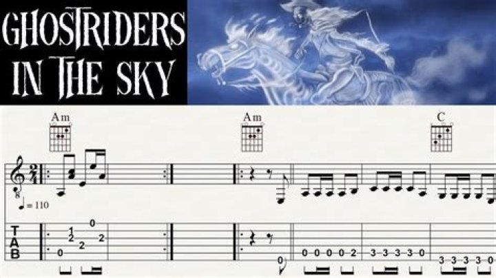 GHOST RIDERS IN THE SKY CHORDS by Sons of the Pioneers