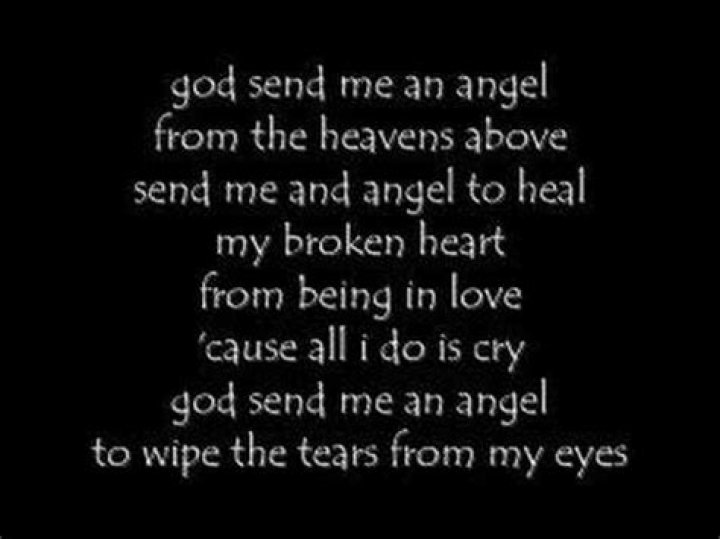God sent me an angel lyrics