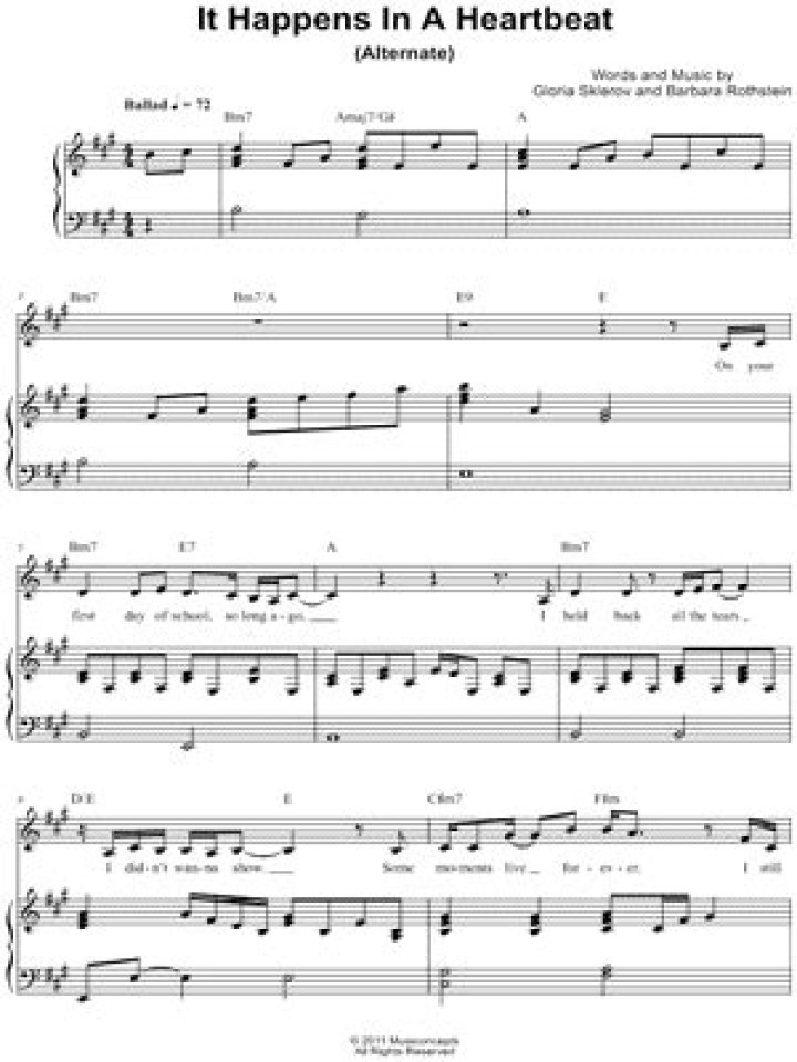 Happen in a heartbeat lyrics