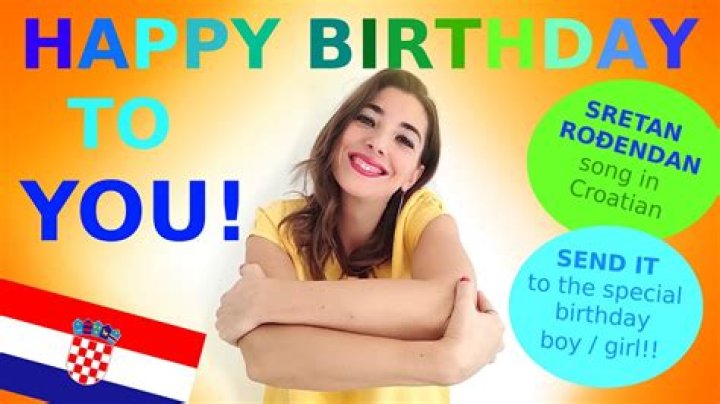 Happy birthday (croatian) .. lyrics
