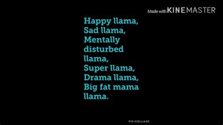 Happy llama sad llama clean version lyrics