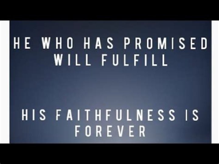 He has promise he will never fails i will honour lyrics