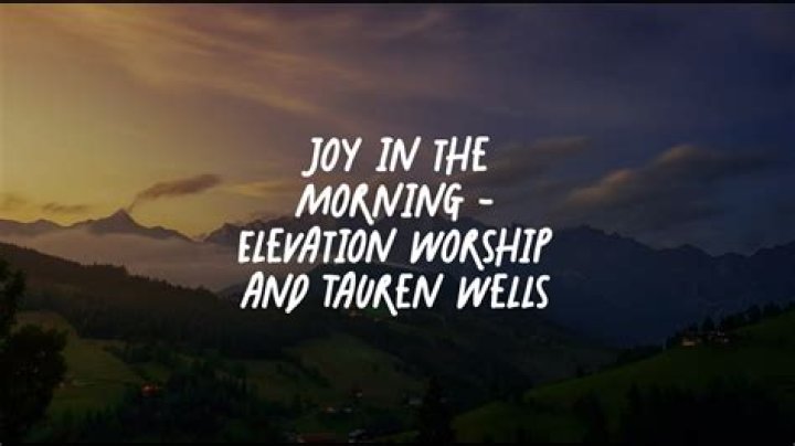 He is with you in the morning and in the evening lyrics