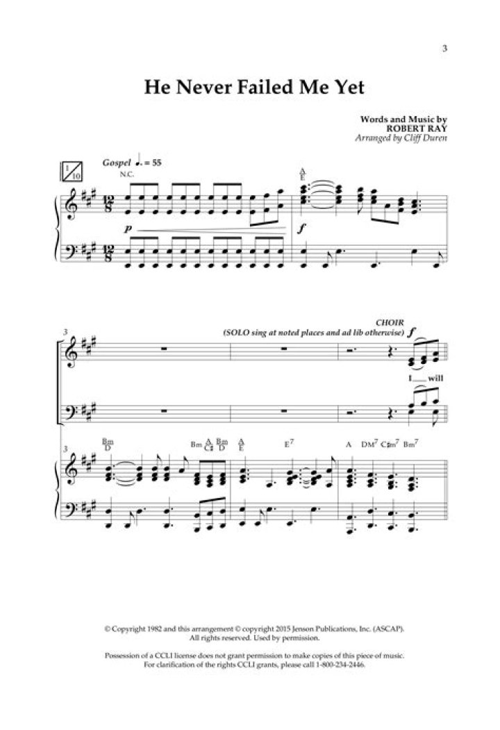 He never fails me yet lyrics