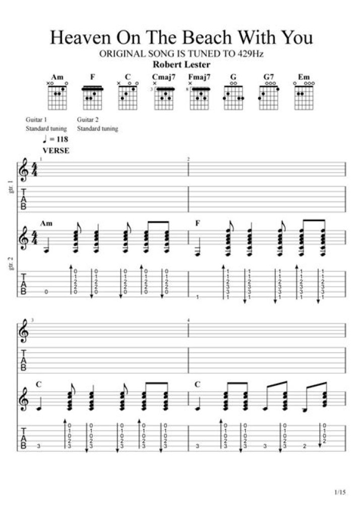 Heaven on the beach with you ... lyrics