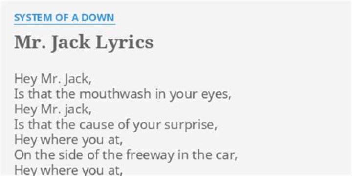 Hey mr jack lyrics