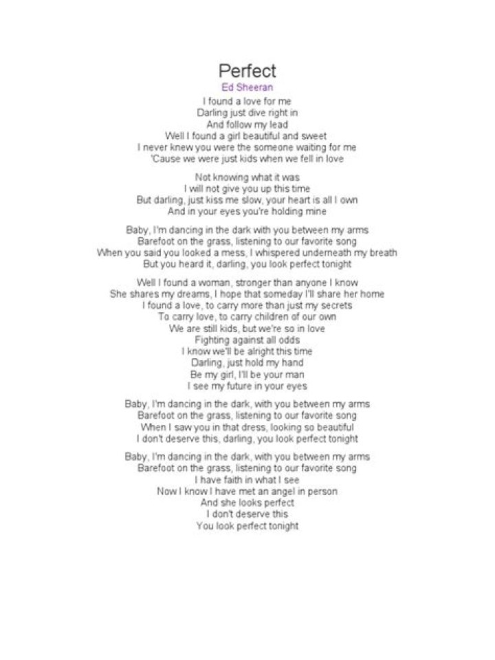 Holding your hair back as you were throwing up by ed sheeran lyrics