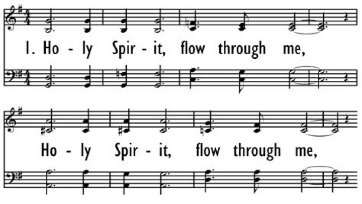 Holy spirit flow through me lyrics