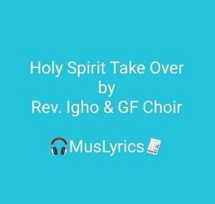 Holy spirit take over lyrics