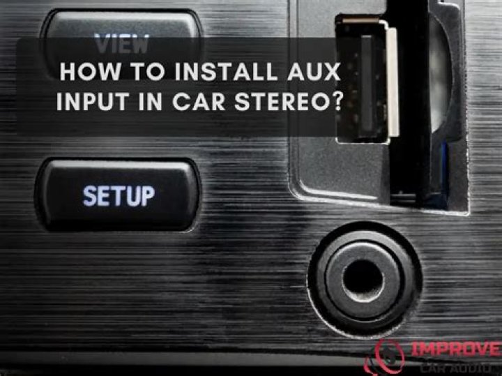 How to Install Aux Input in Car Stereo?