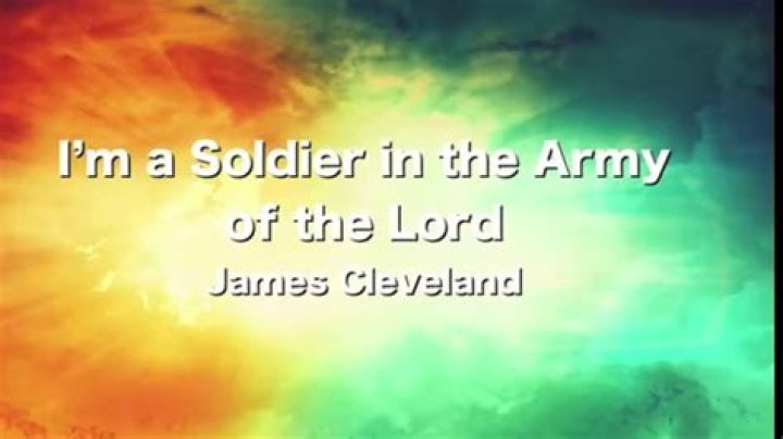 I am a soldier in the battle field waiting for the voice of my commander lyrics