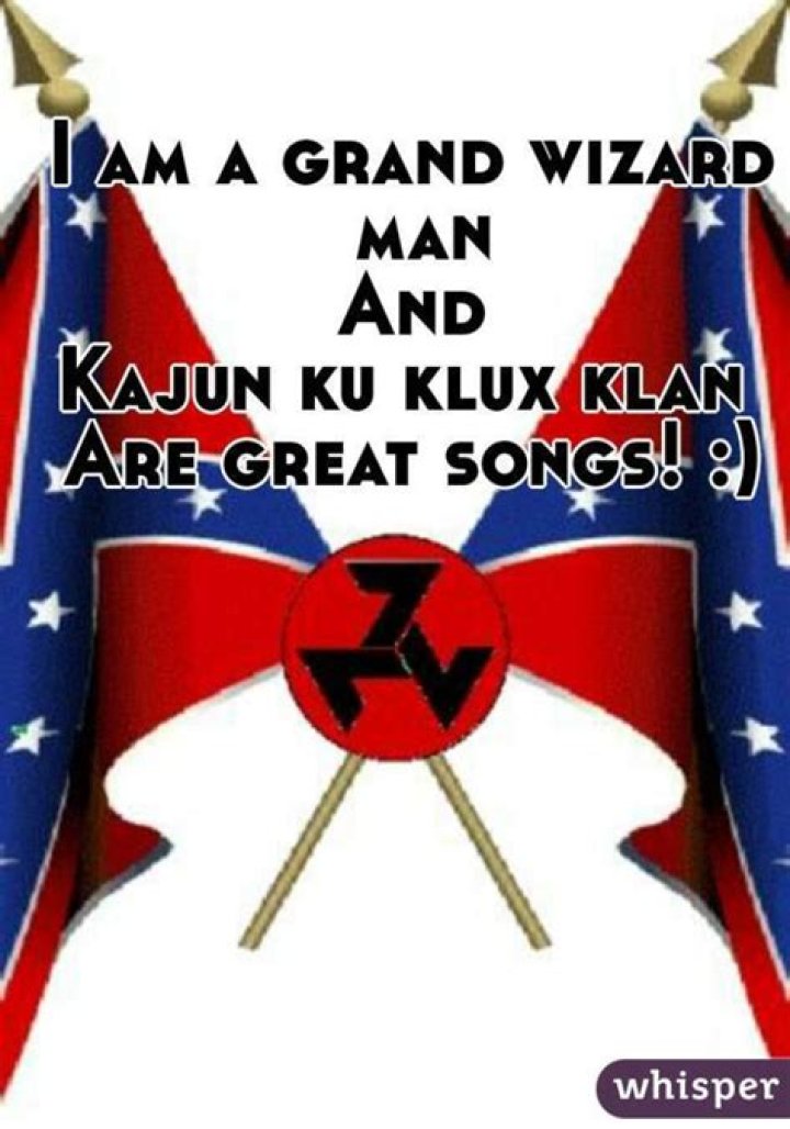 I am the grand wizard man born leader of the ku klux klan lyrics