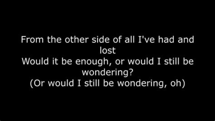 I been wondering lyrics