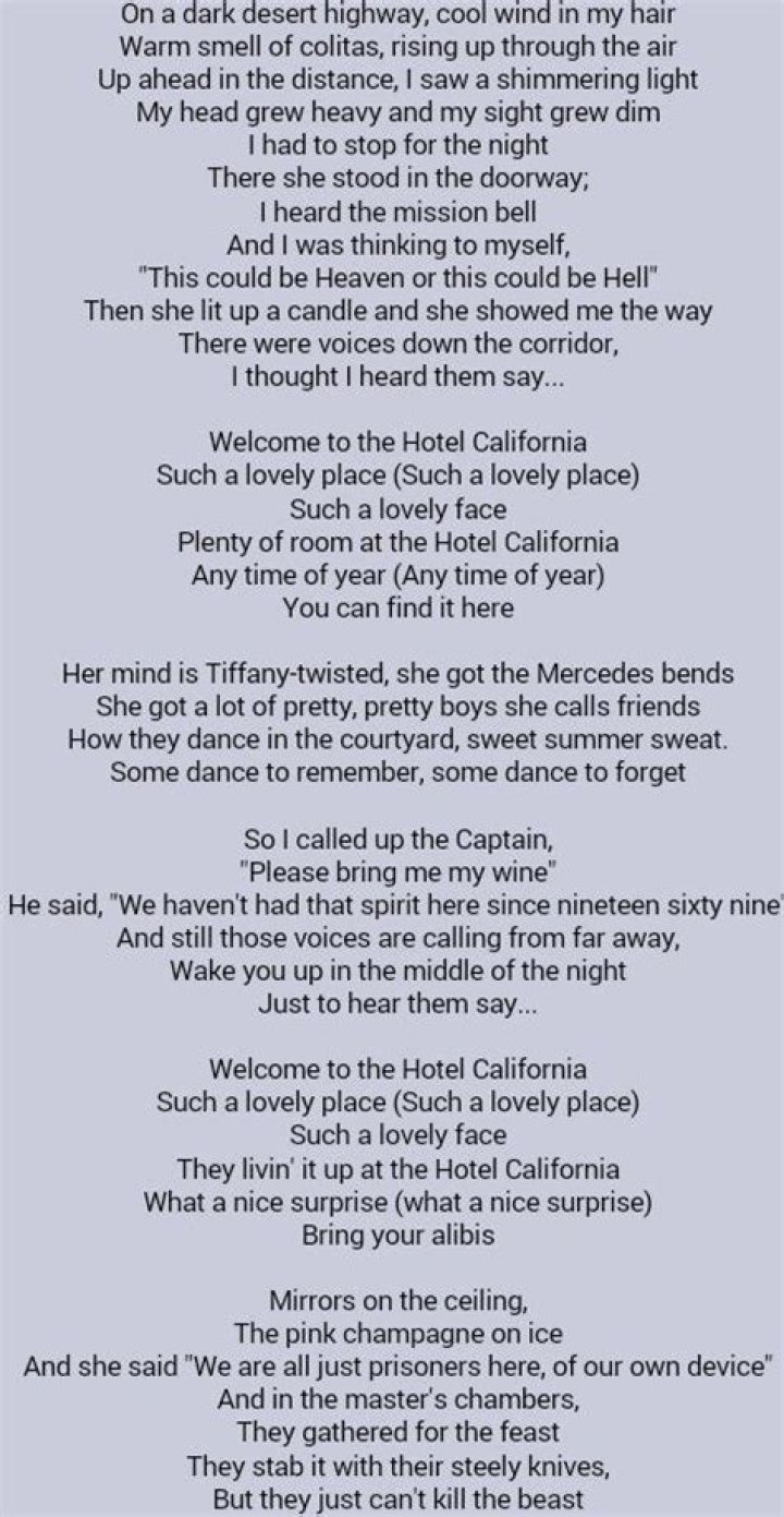 I belong in california lyrics