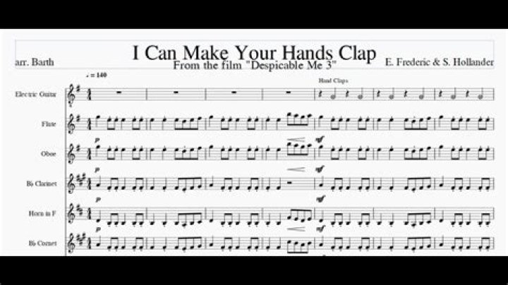 I can make your hands clap clean lyrics
