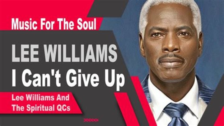 I cant give up lee williams lyrics
