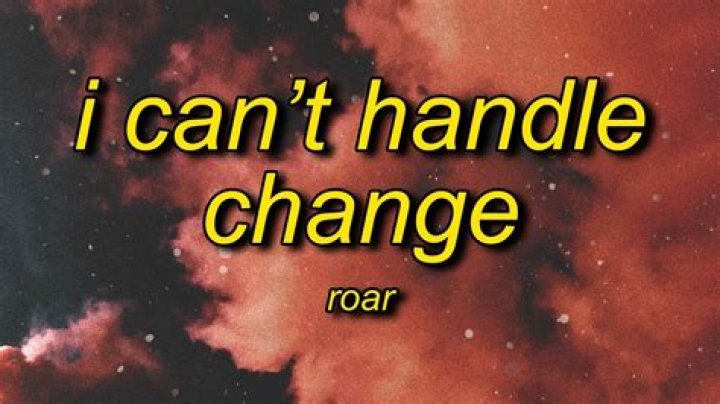 I cant handle change lyrics