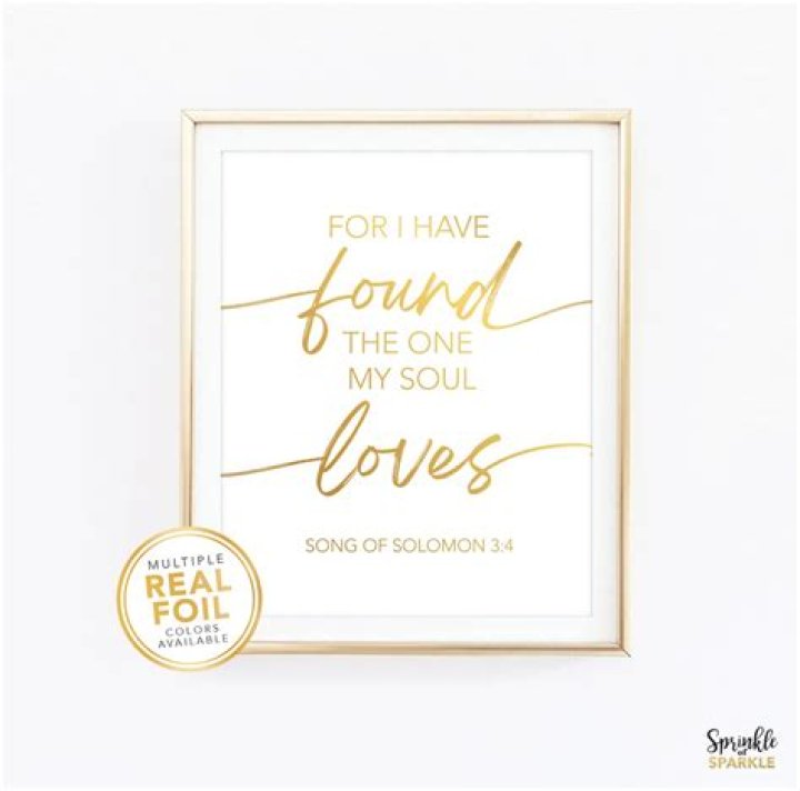 I found the one my soul loves lyrics