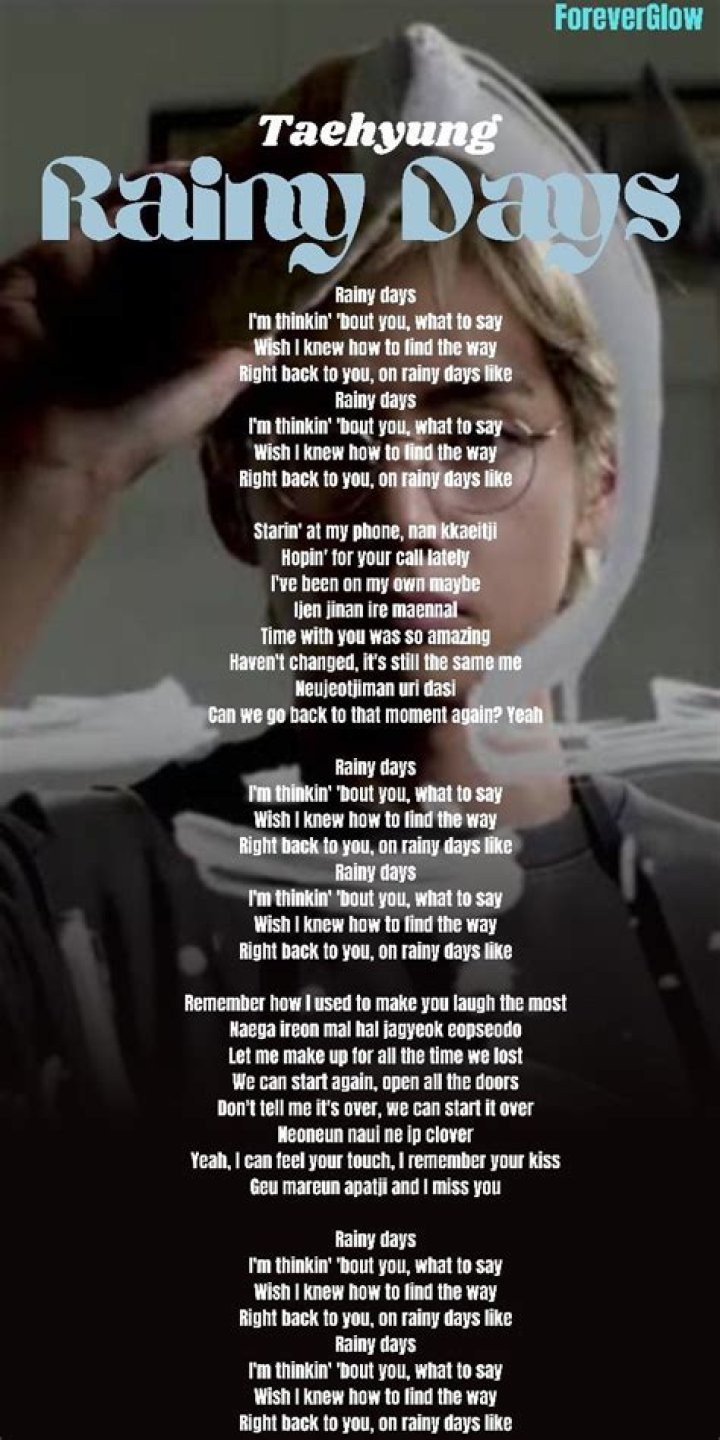 I get paid on rainy days lyrics