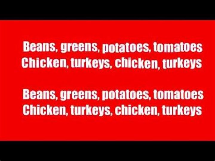 I got beans, greens, tomatoes shirley caesar lyrics