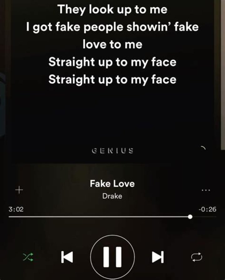 I got fake niggas showing fake love to me straight up to my face lyrics