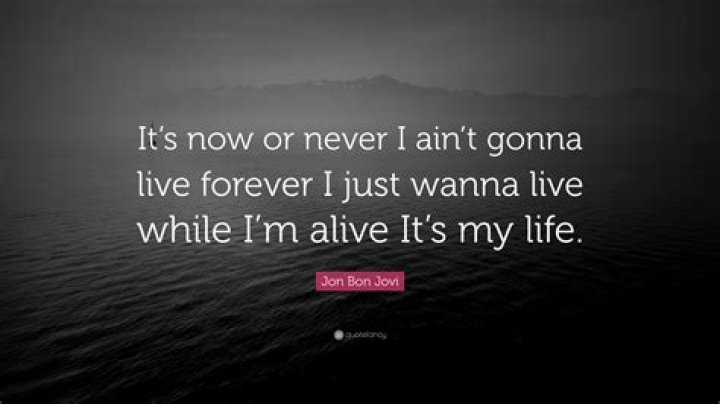 I just wanna live forever lyrics