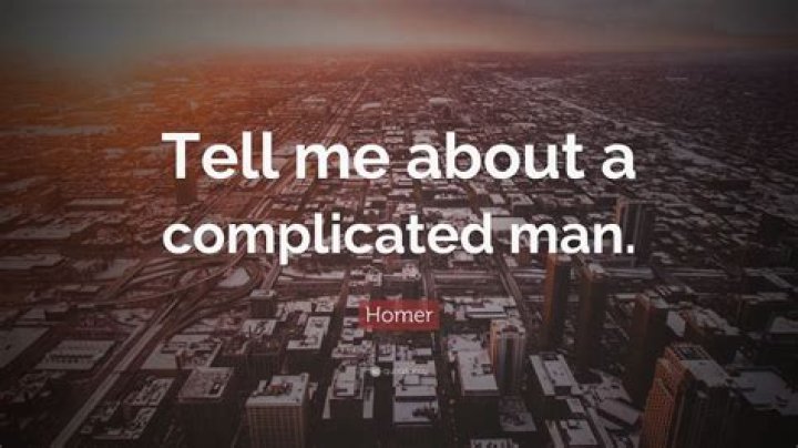 I know i’m a complicated man lyrics