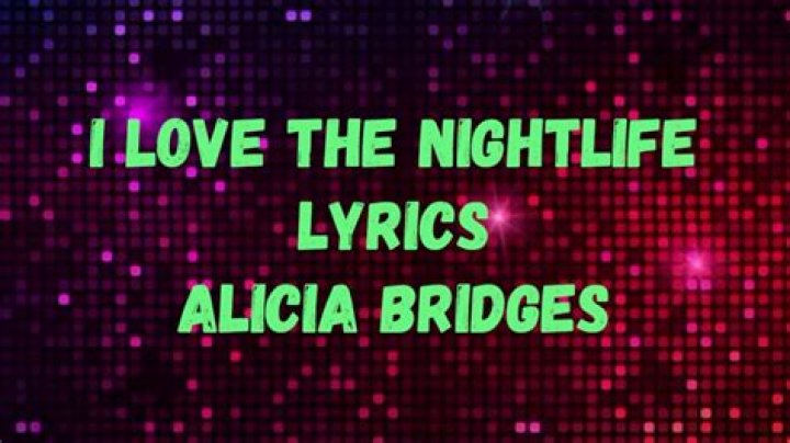I like the nightlife lyrics