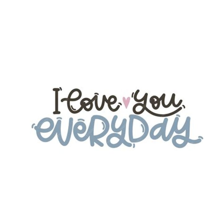 I love you each and everyday lyrics