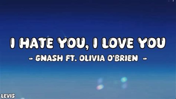 I love you i hate you saxophone intro lyrics