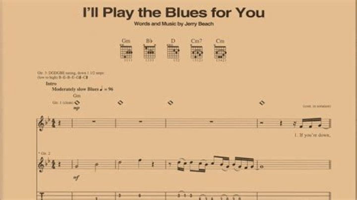 I play the blues for you midi lyrics
