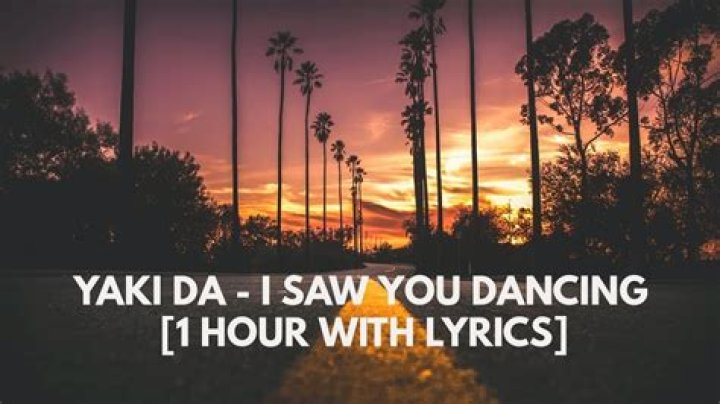 I saw you dancing with somebody looking like me and lyrics