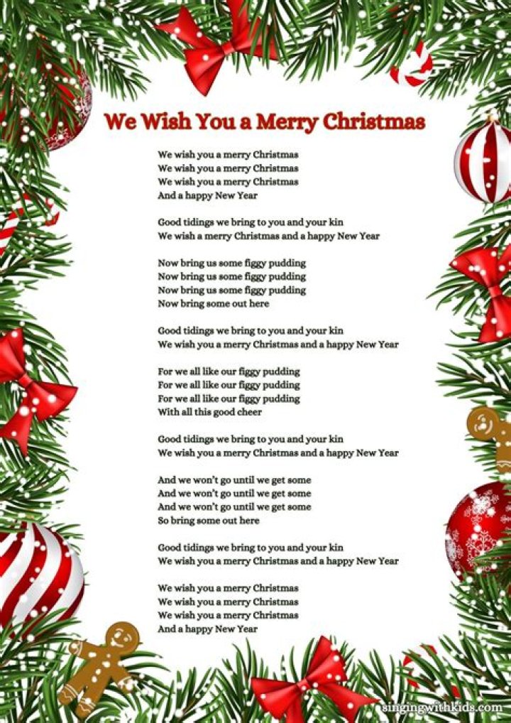 I wanna wish a merry christmas lyrics