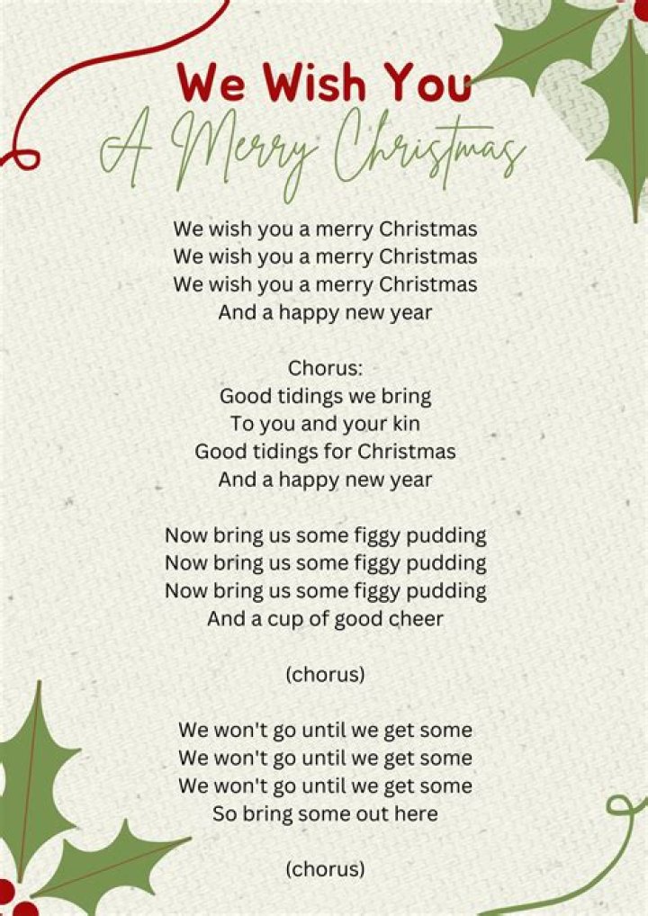 I wanna wish you a merry xmas lyrics