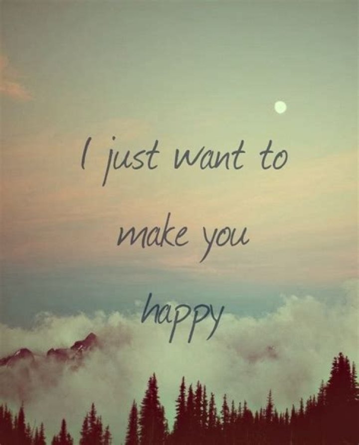 I want to make you happy, i want to make you smile lyrics
