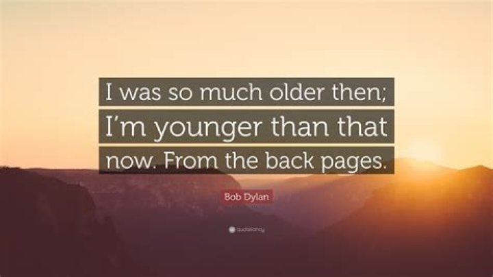 I was so much older lyrics