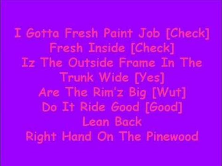 Ice cream paint job lyrics