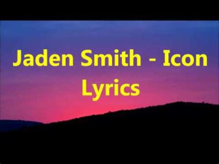 Icon jaden smith lyrics